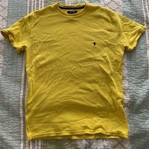 POLO Ralph Lauren Yellow/Navy Blue T-Shirt Size M